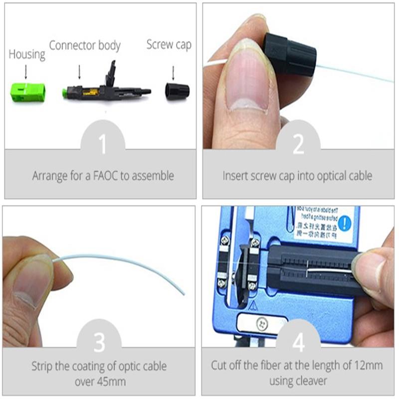 SC/APC Fiber Optic Fast Connector6