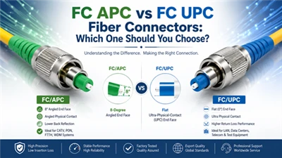 Conectores de fibra FC APC versus FC UPC: ¿cuál debería elegir?