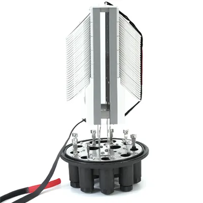 Close de empalme de fibra óptica vertical 480 Core Dome, IP68 al aire libre