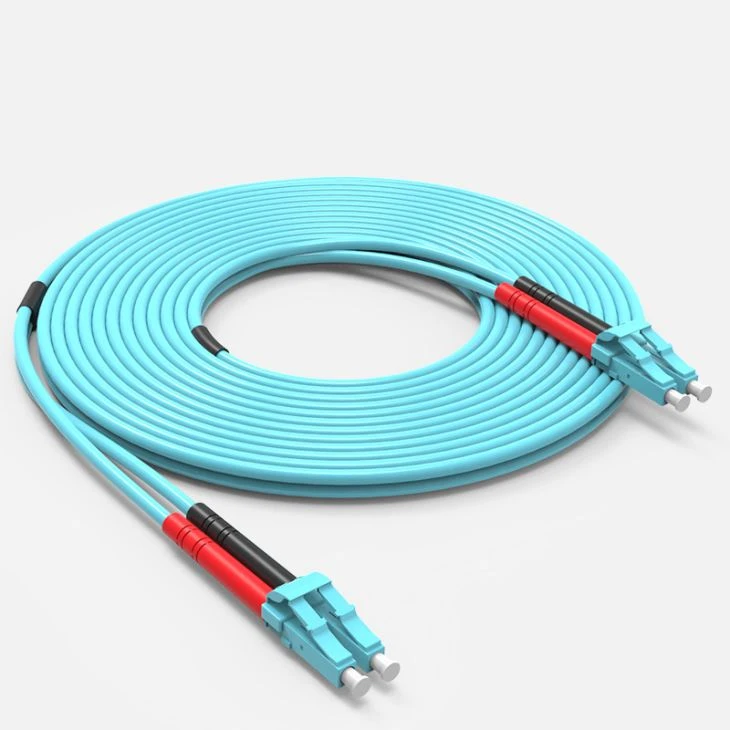 Venta caliente LC a LC Cable de cable de parche de fibra óptica OM3 10G / 40G 3M 5M 10M