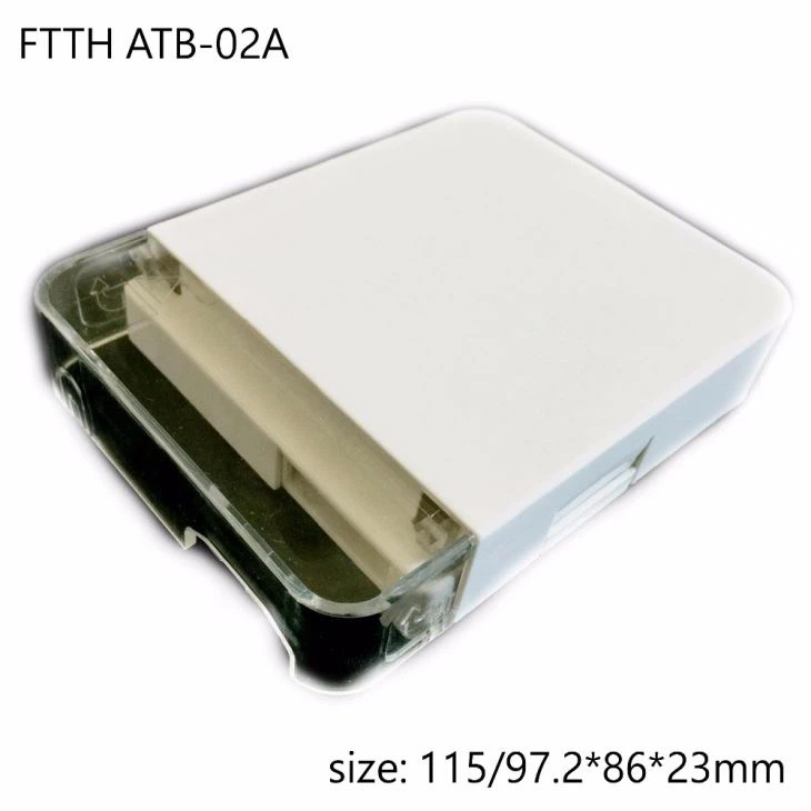 Mini caja de terminales de acceso de fibra óptica de la placa frontal FTTH