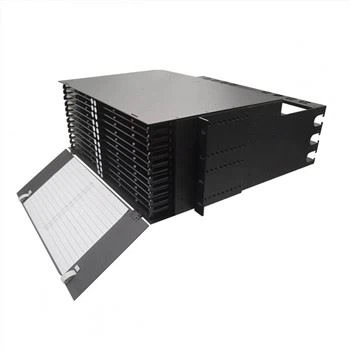 Caja de fibra de alta densidad 4U con casetes