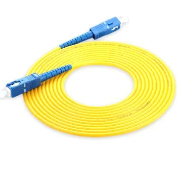 FOCC OEM Único modo múltiple Dúplex 0.9 / 2.0 / 3.0 mm SC LC APC UPC Fibra exterior Gpon 3 Puente óptico Cable de conexión de fibra óptica